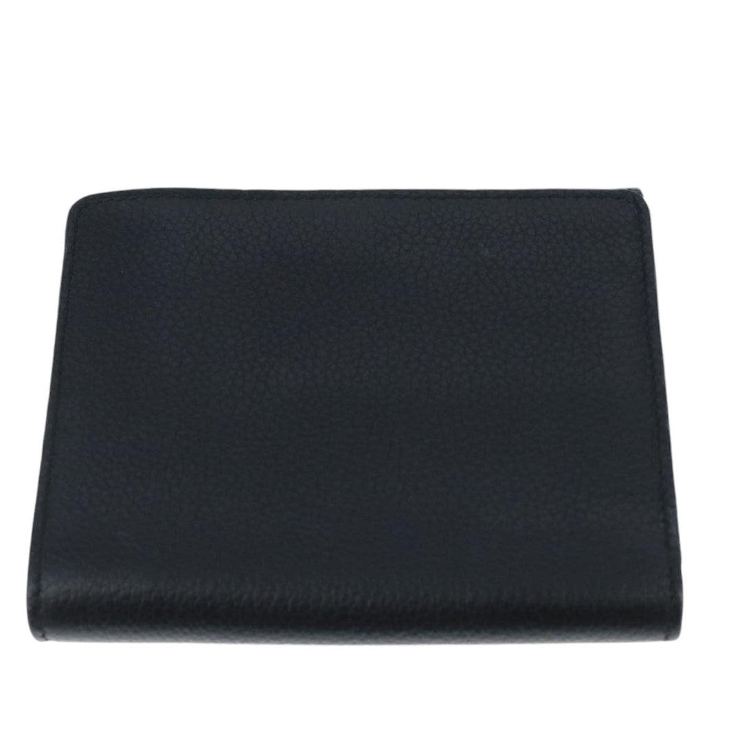 Chloe Wallet Leather Black Gold bs20082