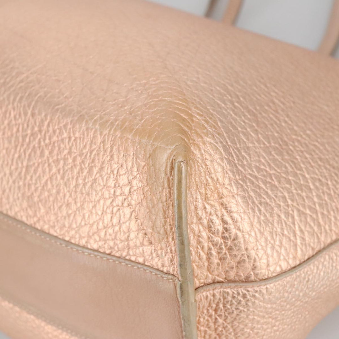 Chloe Tote Bag Leather Pink Gold bs20259