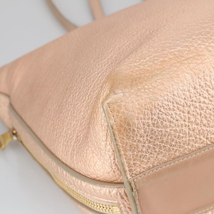 Chloe Tote Bag Leather Pink Gold bs20259