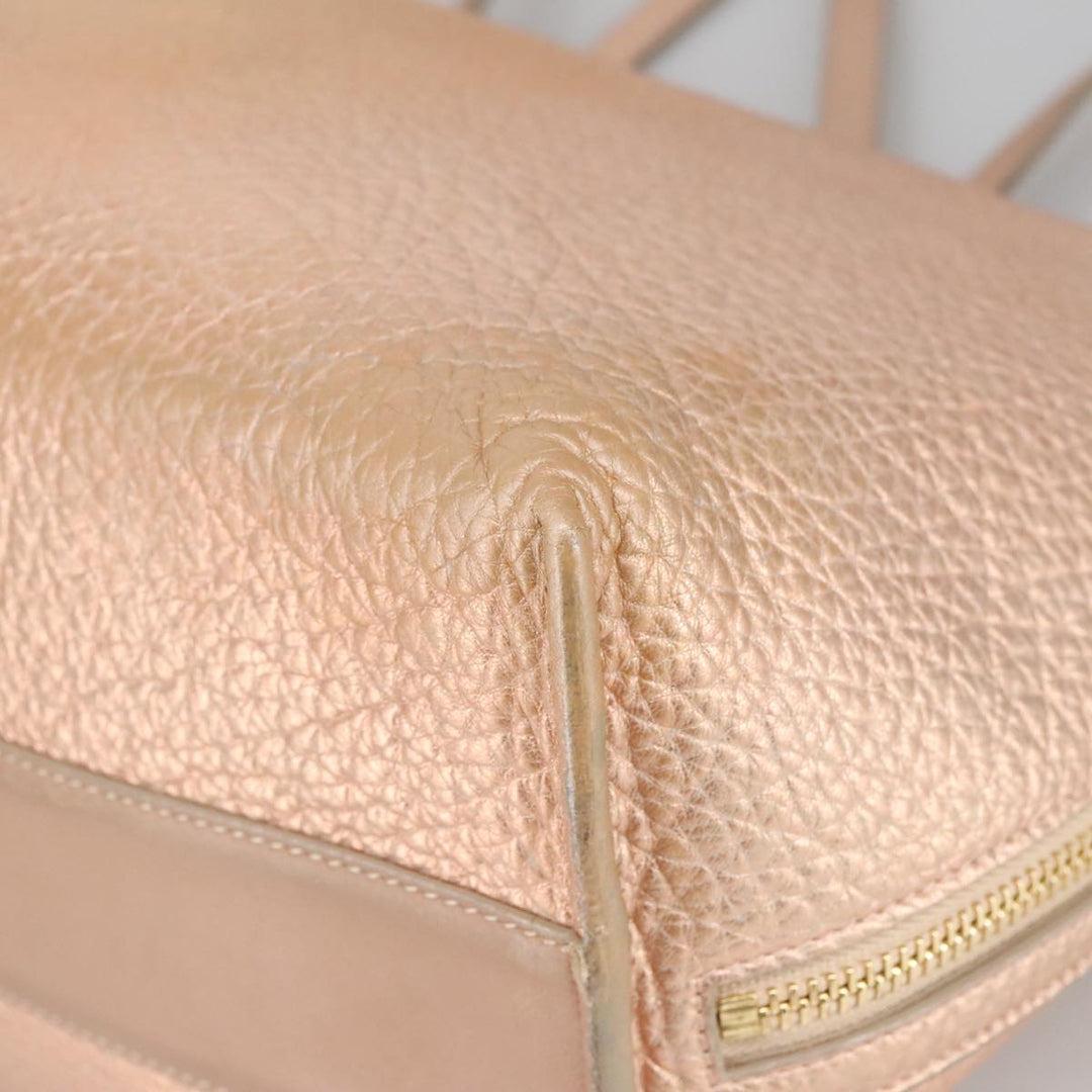 Chloe Tote Bag Leather Pink Gold bs20259