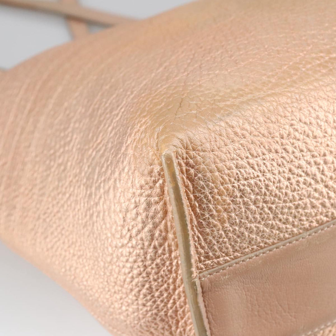 Chloe Tote Bag Leather Pink Gold bs20259