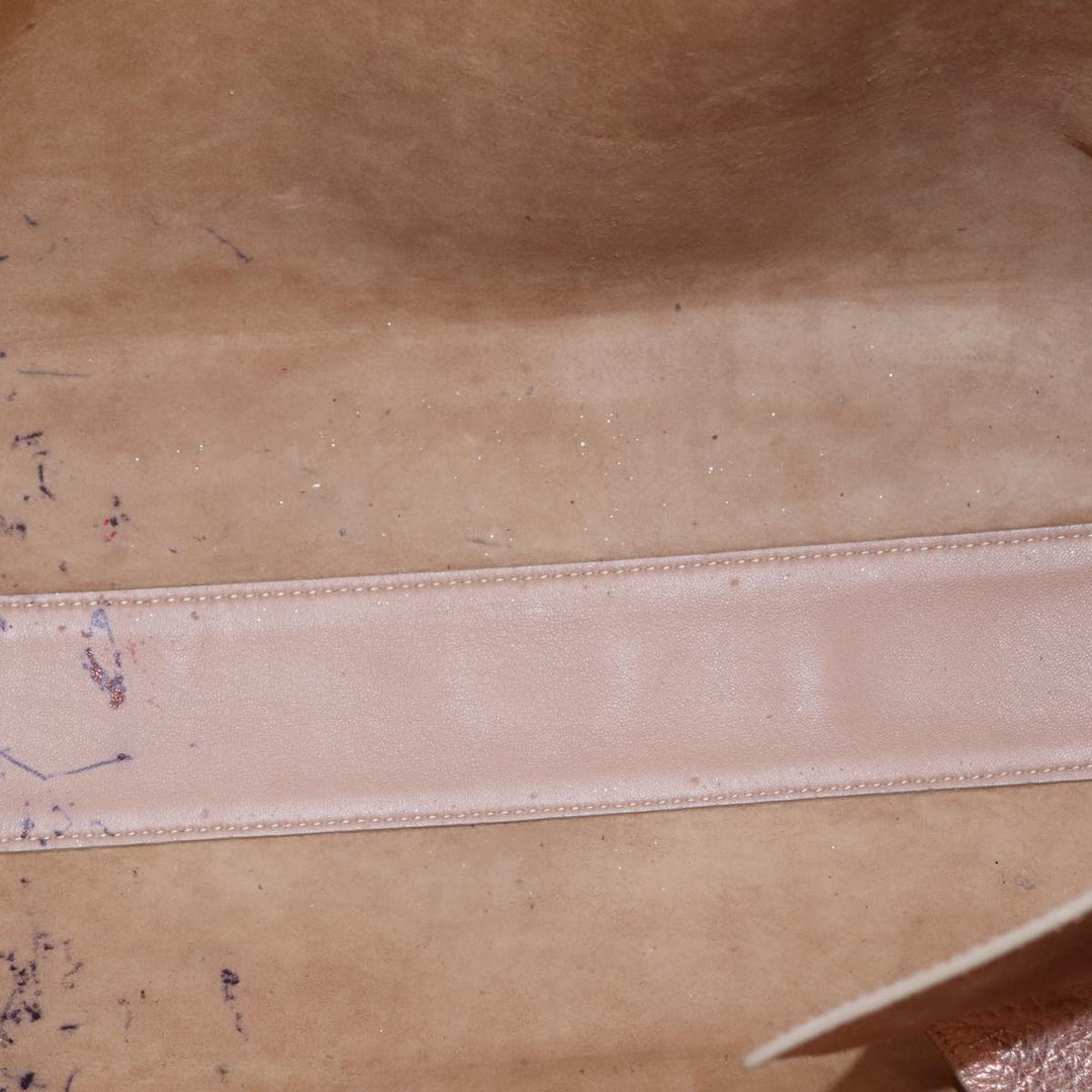 Chloe Tote Bag Leather Pink Gold bs20259