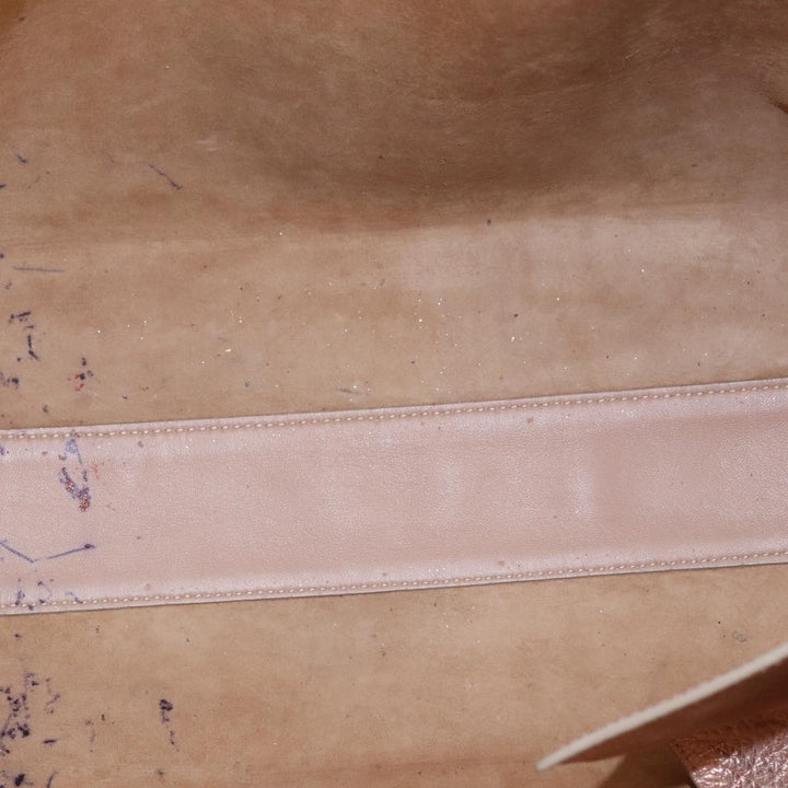 Chloe Tote Bag Leather Pink Gold bs20259