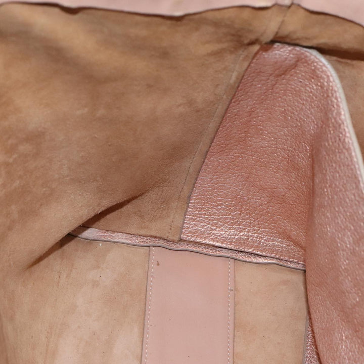 Chloe Tote Bag Leather Pink Gold bs20259
