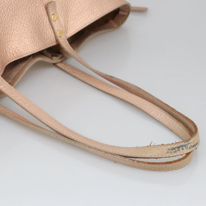 Chloe Tote Bag Leather Pink Gold bs20259