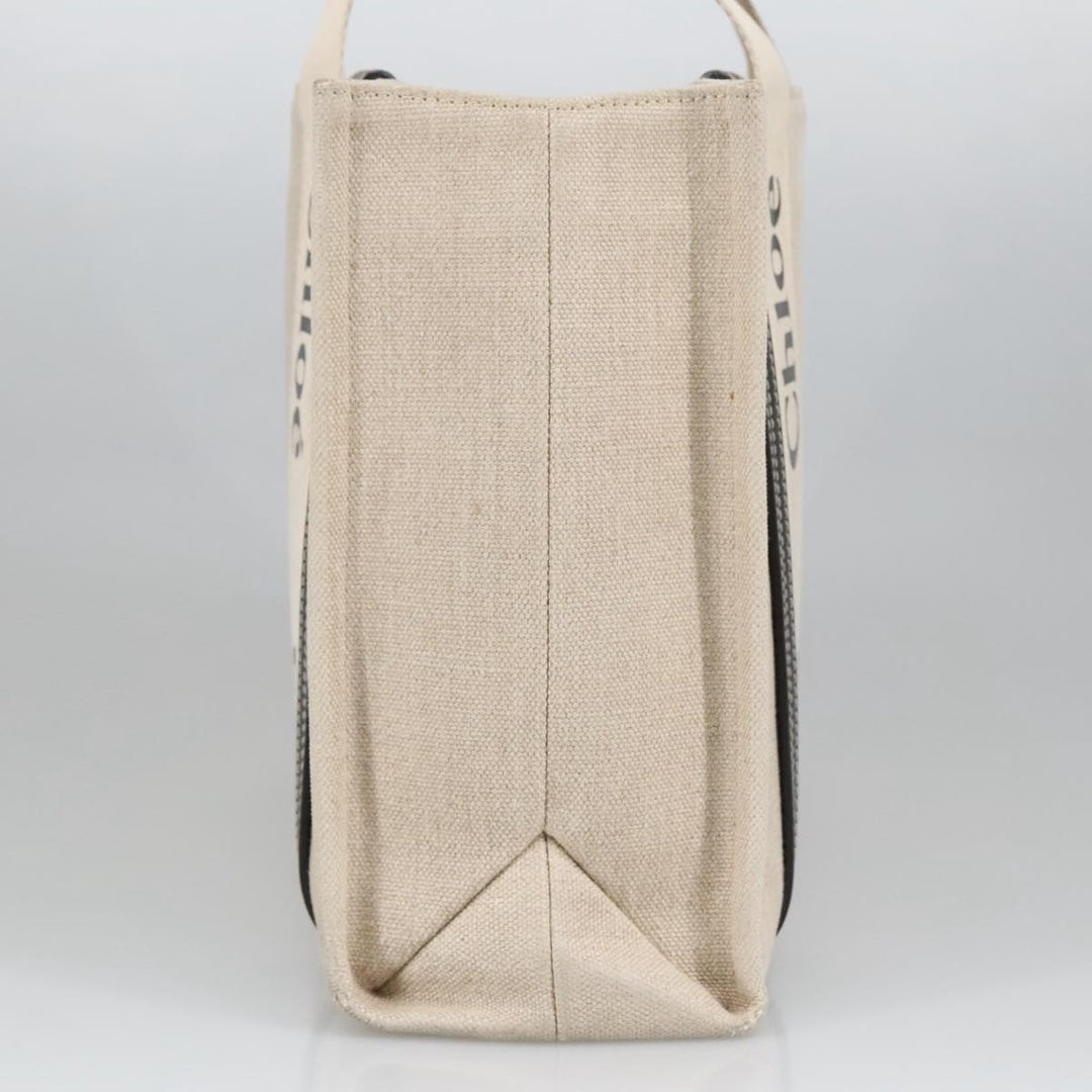 Chloe Hand Bag Canvas Beige bs20260