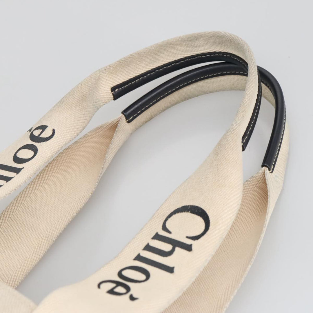 Chloe Hand Bag Canvas Beige bs20260