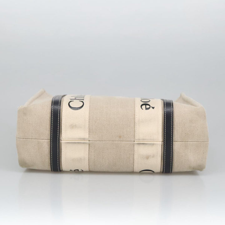 Chloe Hand Bag Canvas Beige bs20260
