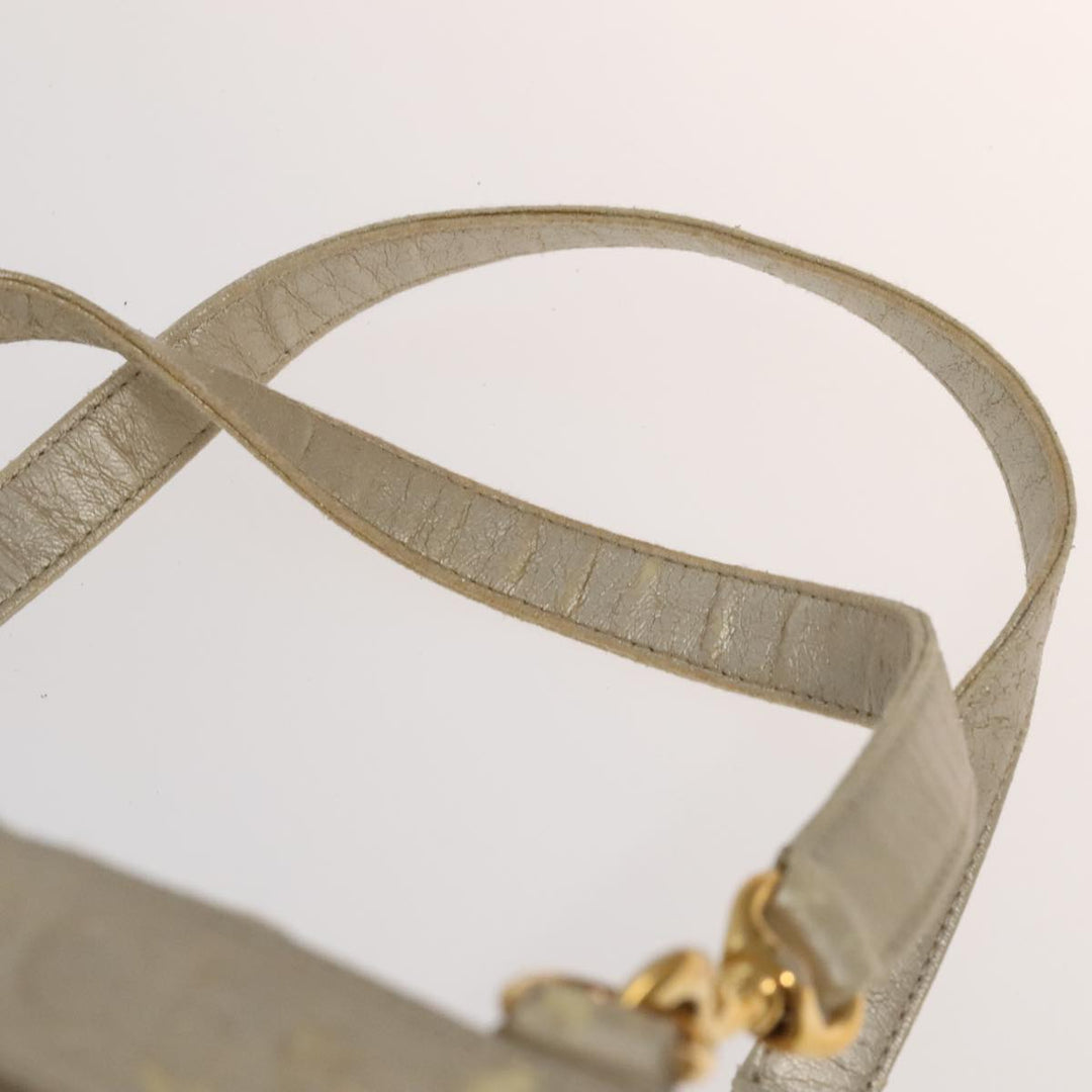 Chloe Shoulder Bag Leather Silver Gold bs20547