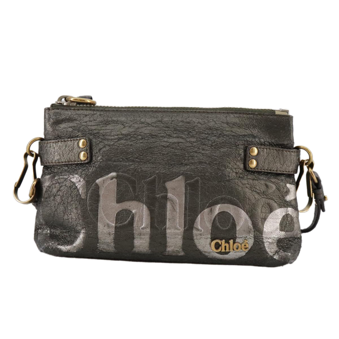Chloe Shoulder Bag Leather Brown bs20884