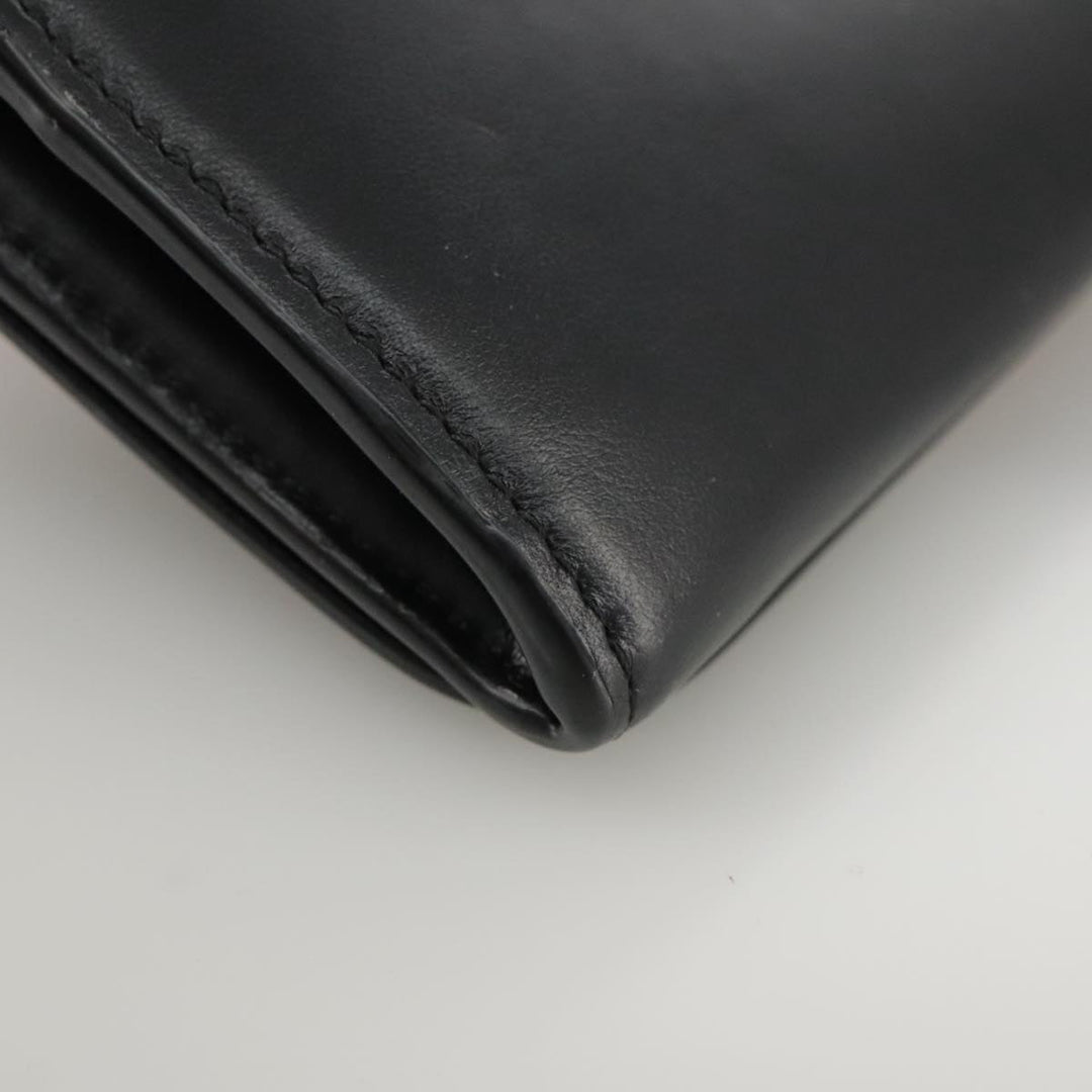 Chloe Long Wallet Leather Black bs21335