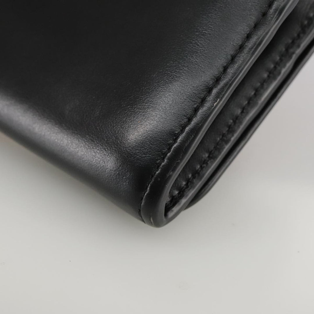 Chloe Long Wallet Leather Black bs21335
