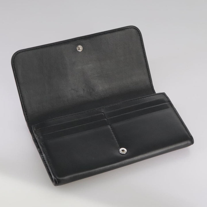 Chloe Long Wallet Leather Black bs21335