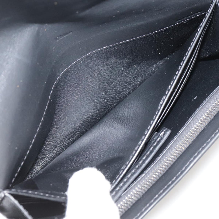 Chloe Long Wallet Leather Black bs21335