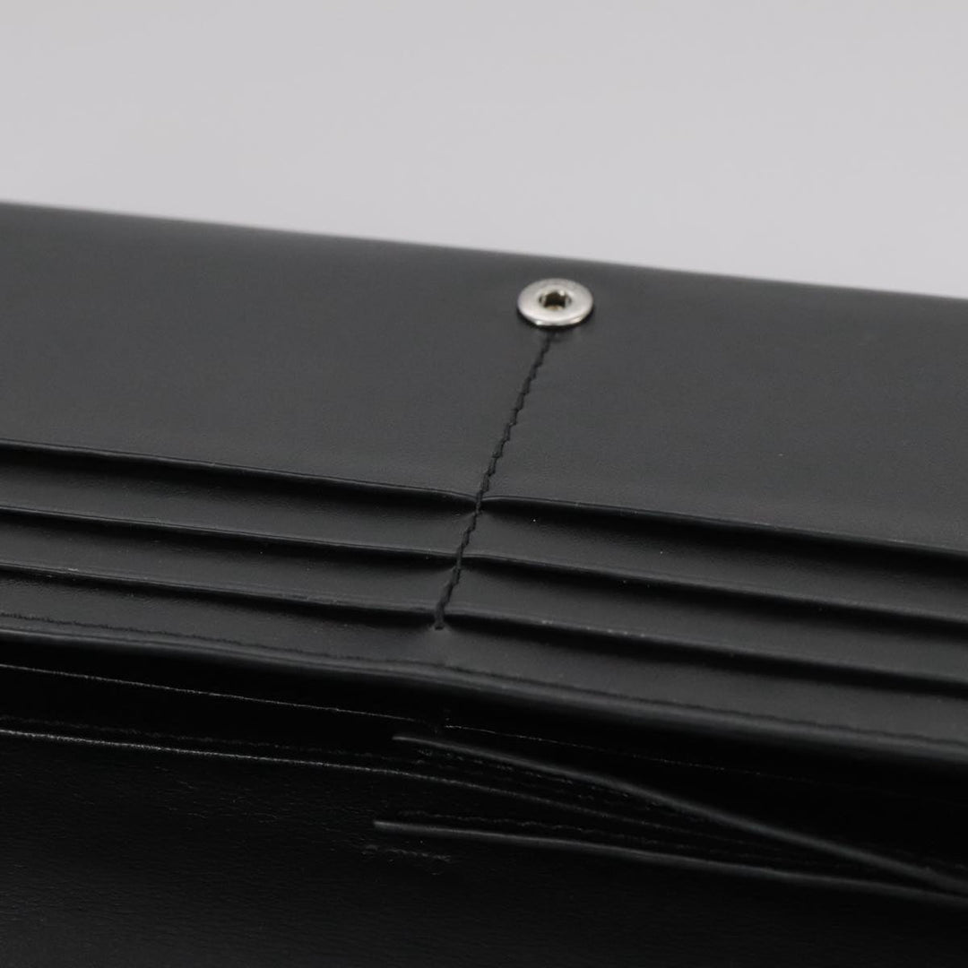 Chloe Long Wallet Leather Black bs21335