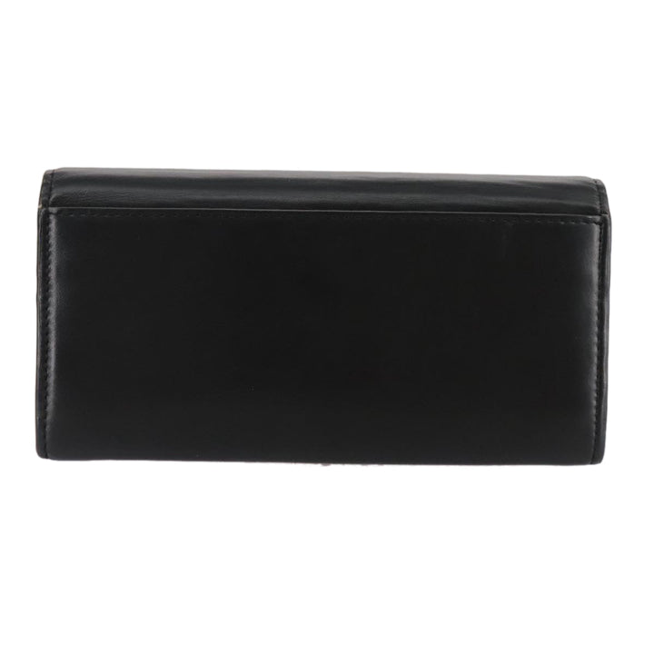 Chloe Long Wallet Leather Black bs21335