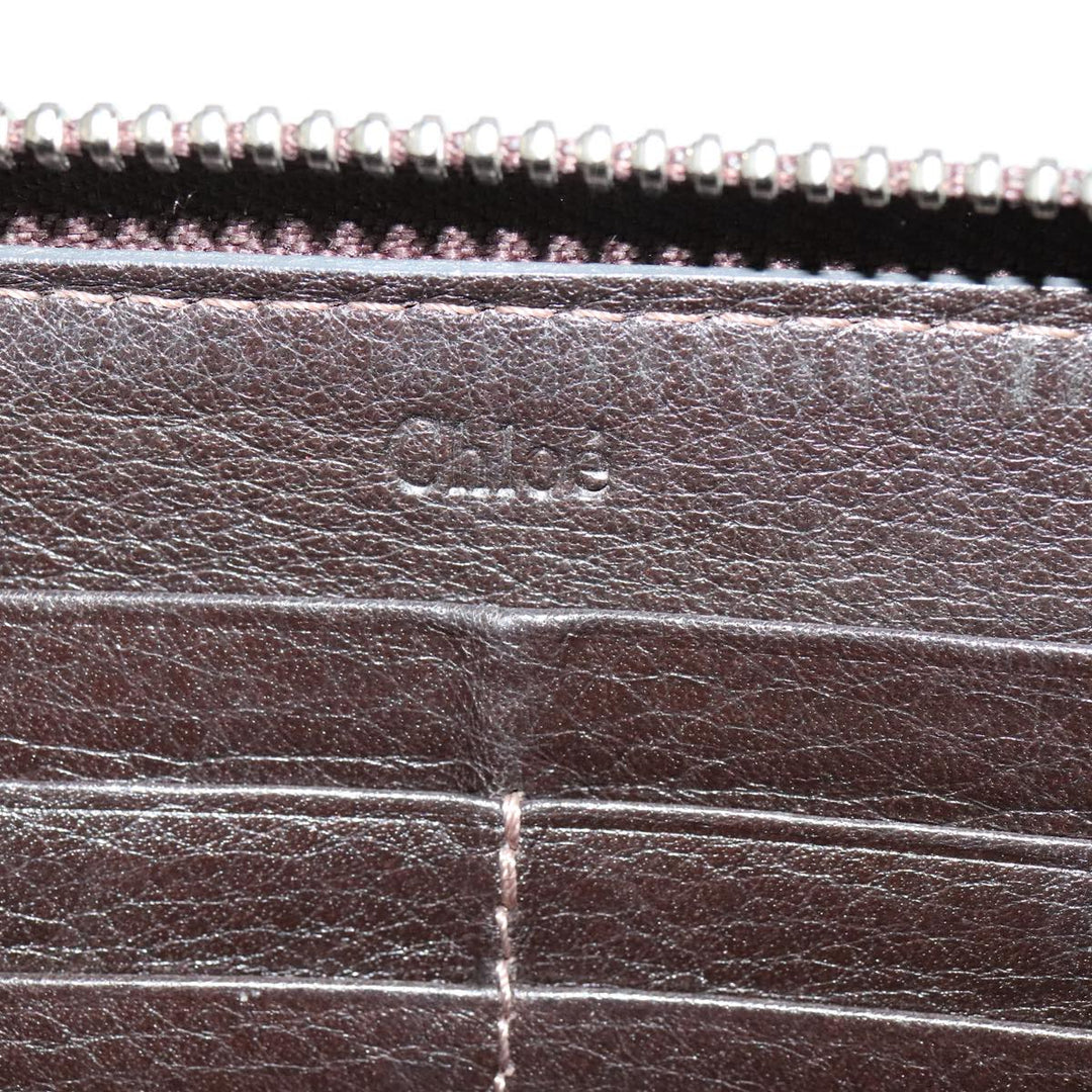 Chloe Paddington Long Wallet Leather Brown bs21590
