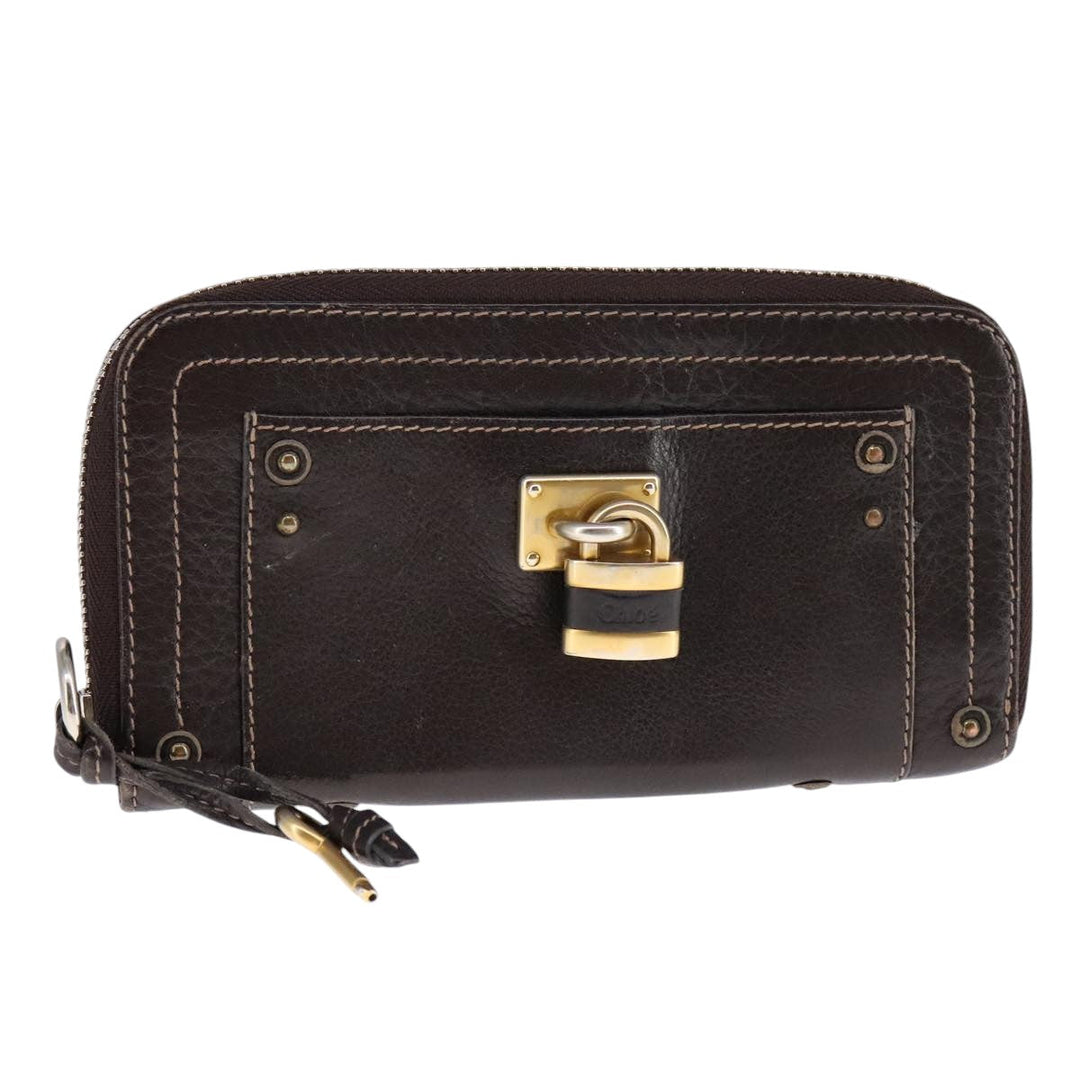 Chloe Paddington Long Wallet Leather Brown bs21590
