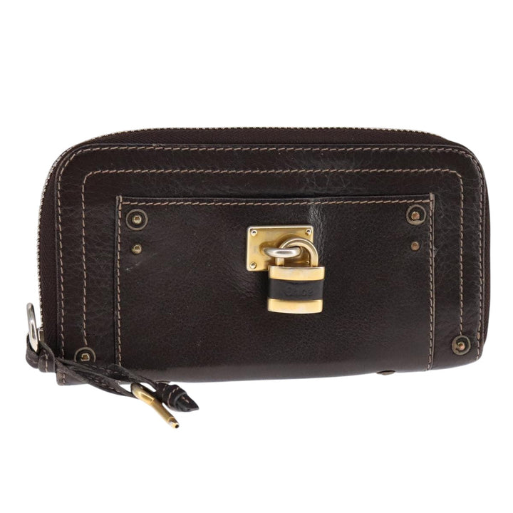 Chloe Paddington Long Wallet Leather Brown bs21590