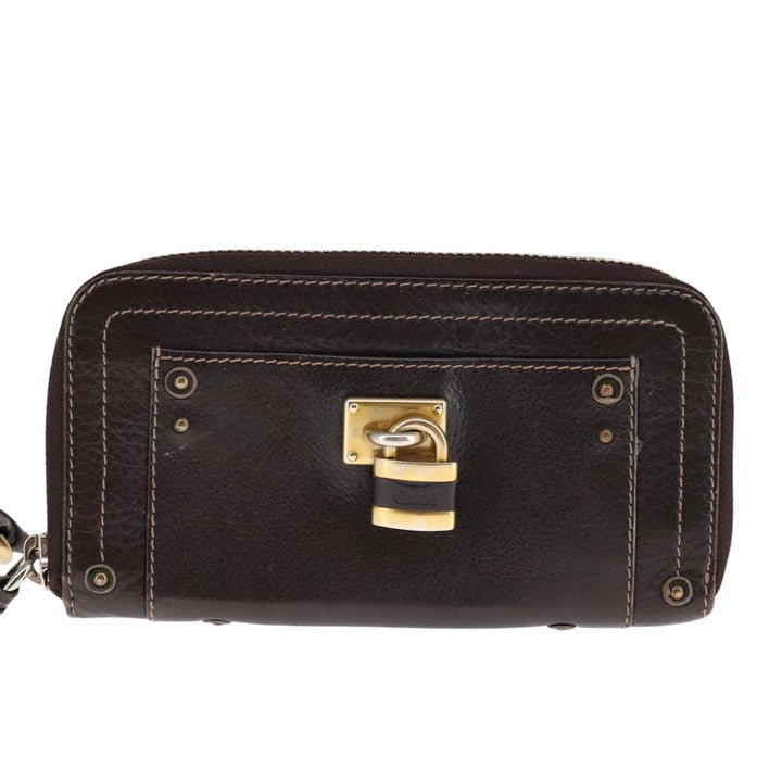 Chloe Paddington Long Wallet Leather Brown bs21590