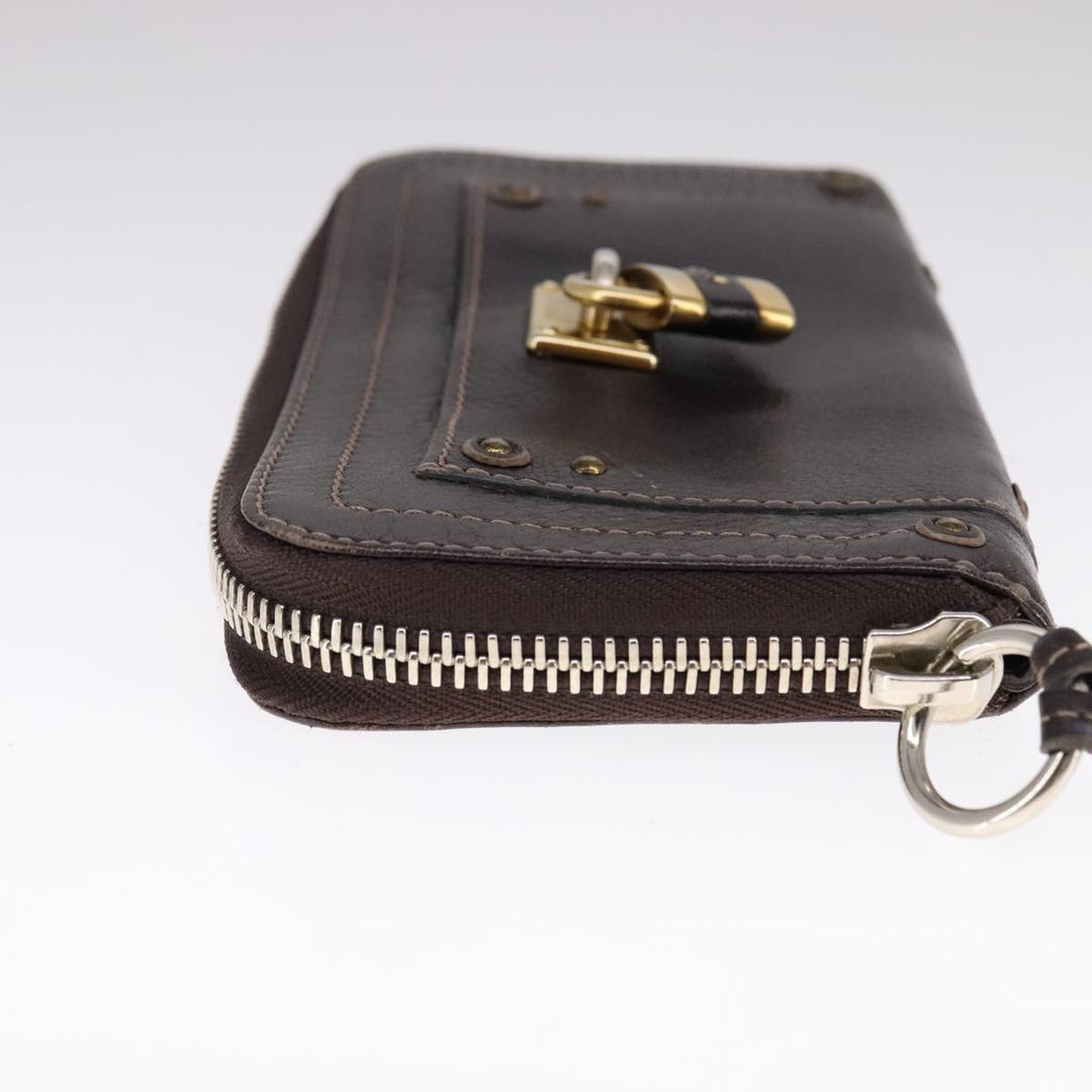 Chloe Paddington Long Wallet Leather Brown bs21590