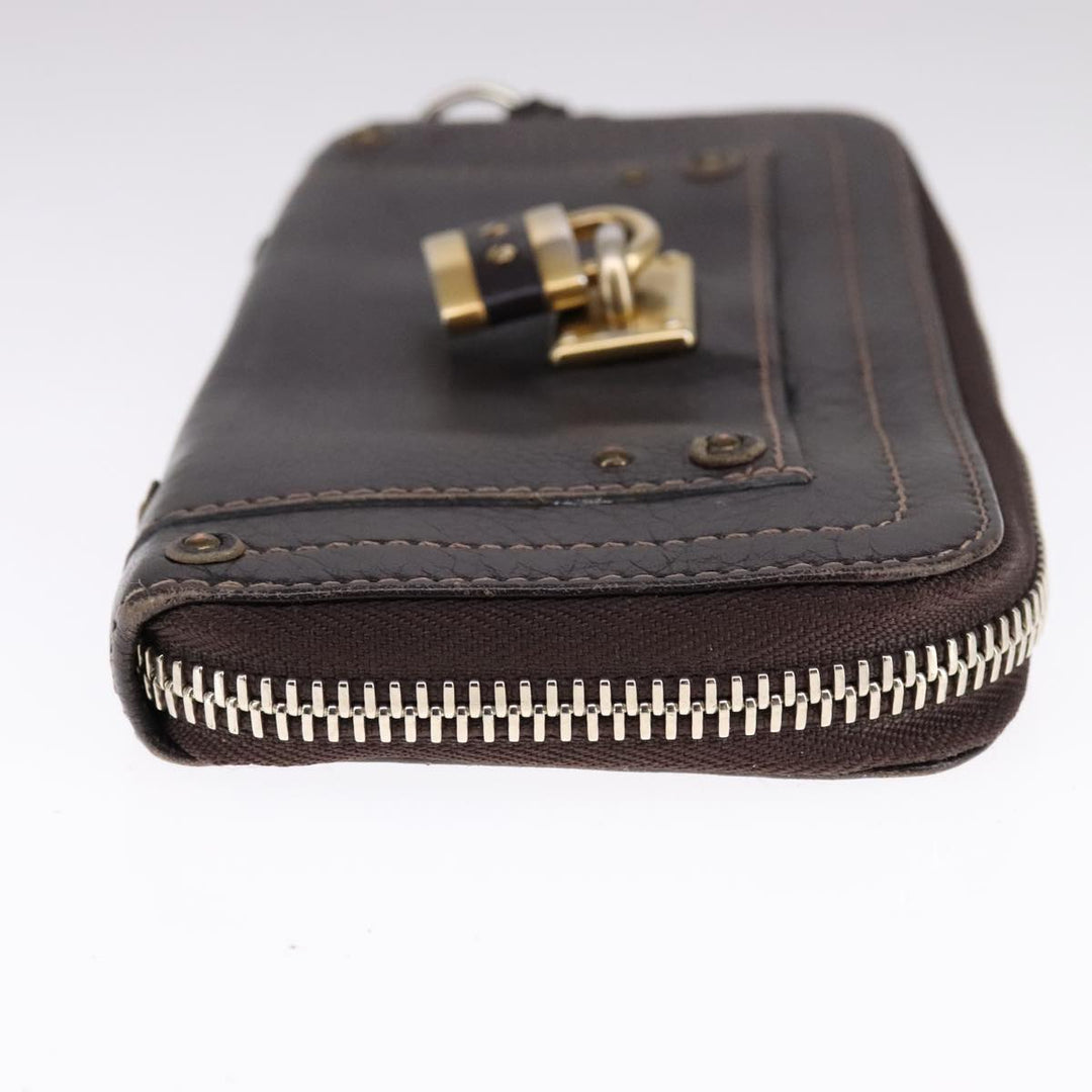 Chloe Paddington Long Wallet Leather Brown bs21590