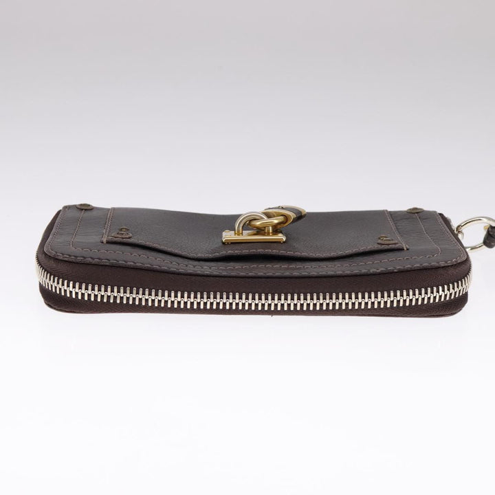 Chloe Paddington Long Wallet Leather Brown bs21590