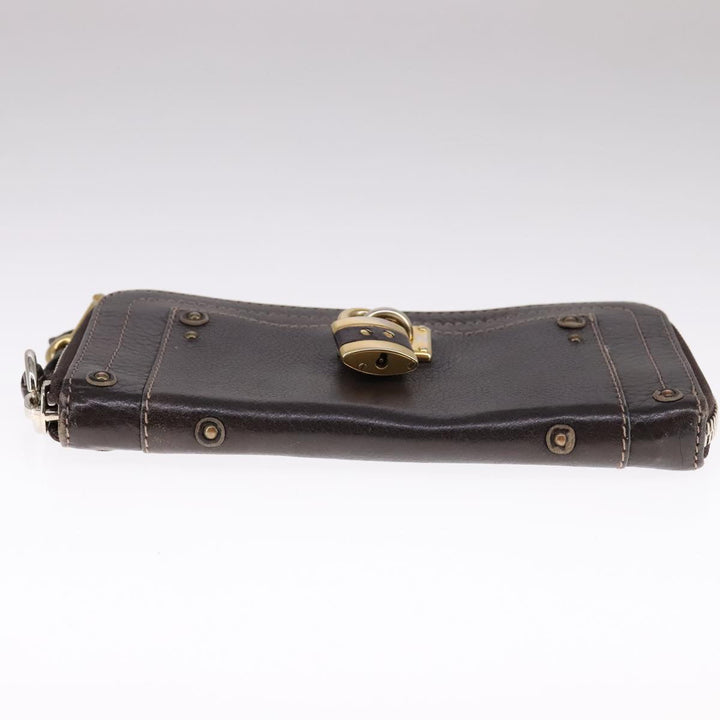 Chloe Paddington Long Wallet Leather Brown bs21590