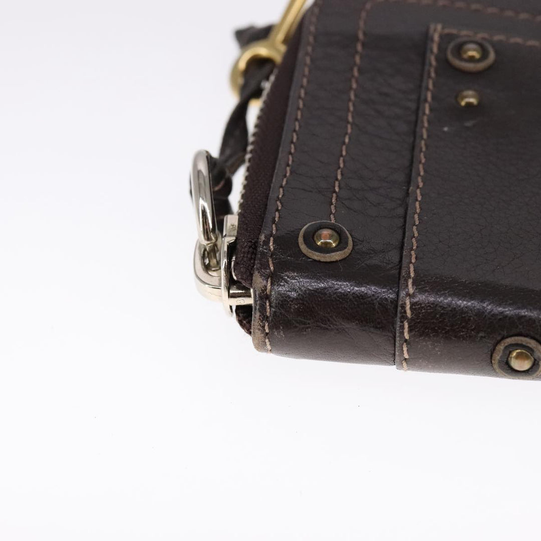 Chloe Paddington Long Wallet Leather Brown bs21590