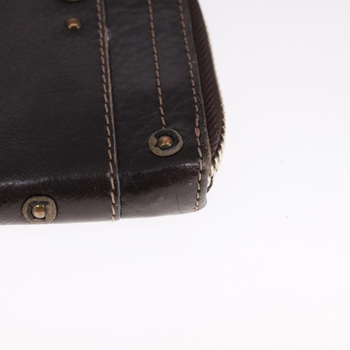 Chloe Paddington Long Wallet Leather Brown bs21590