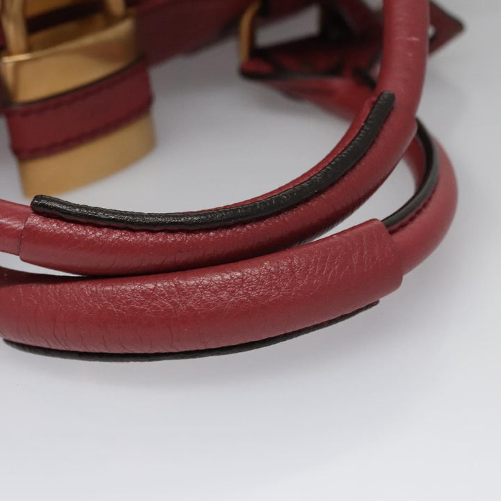 Chloe Paddington Hand Bag Leather Pink Gold Silver bs22039