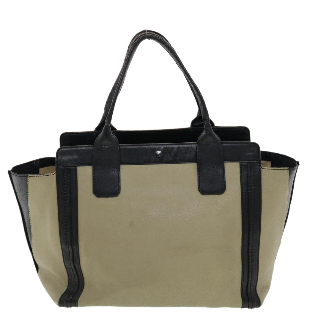 Chloe Hand Bag Leather 2Set Beige Bronze black bs4905