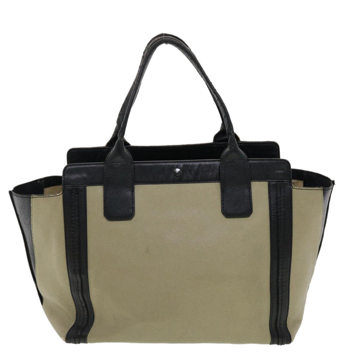 Chloe Hand Bag Leather 2Set Beige Bronze black bs4905