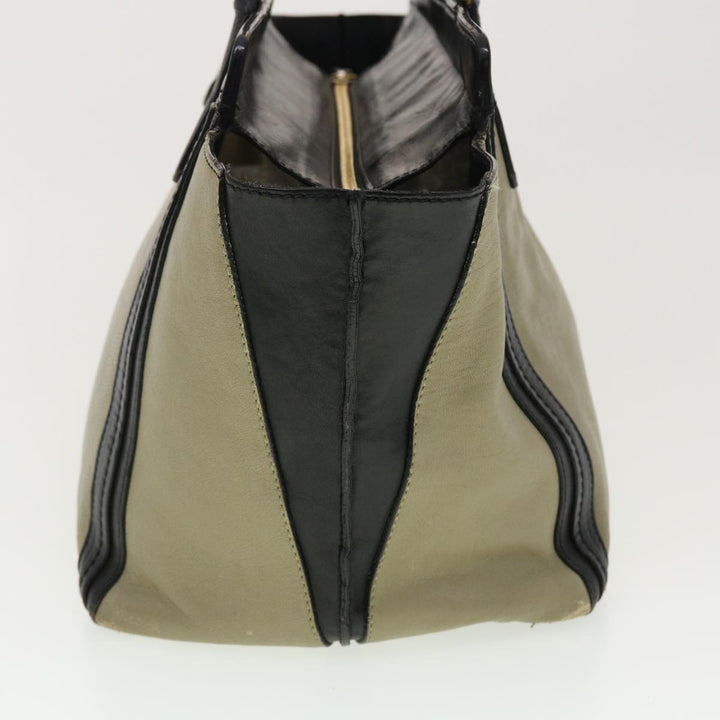 Chloe Hand Bag Leather 2Set Beige Bronze black bs4905