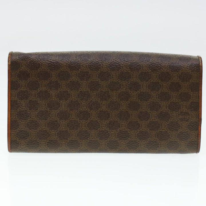 Celine Macadam Canvas Wallet PVC Leather 3Set Brown Black  5381