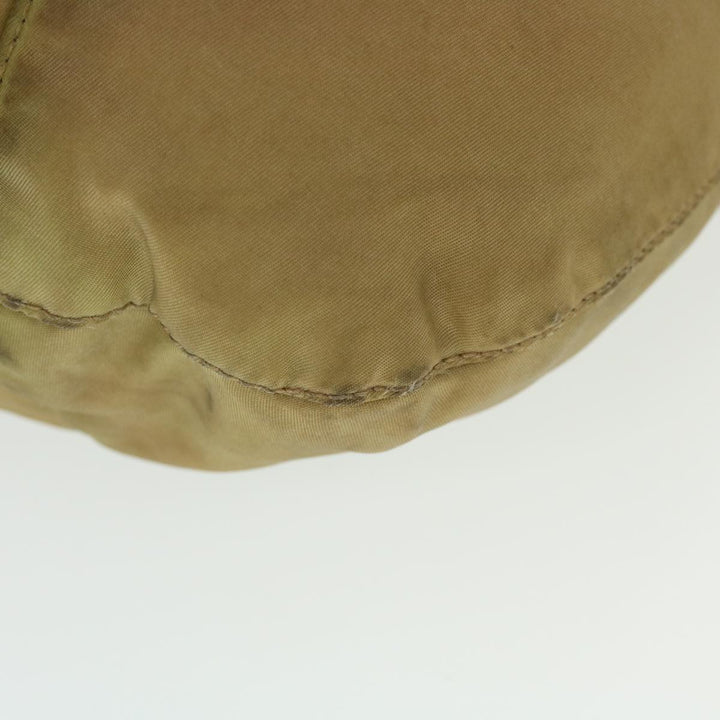 CHRISTIAN Top quality Dior Shoulder Bag Nylon Khaki Auth bs5617