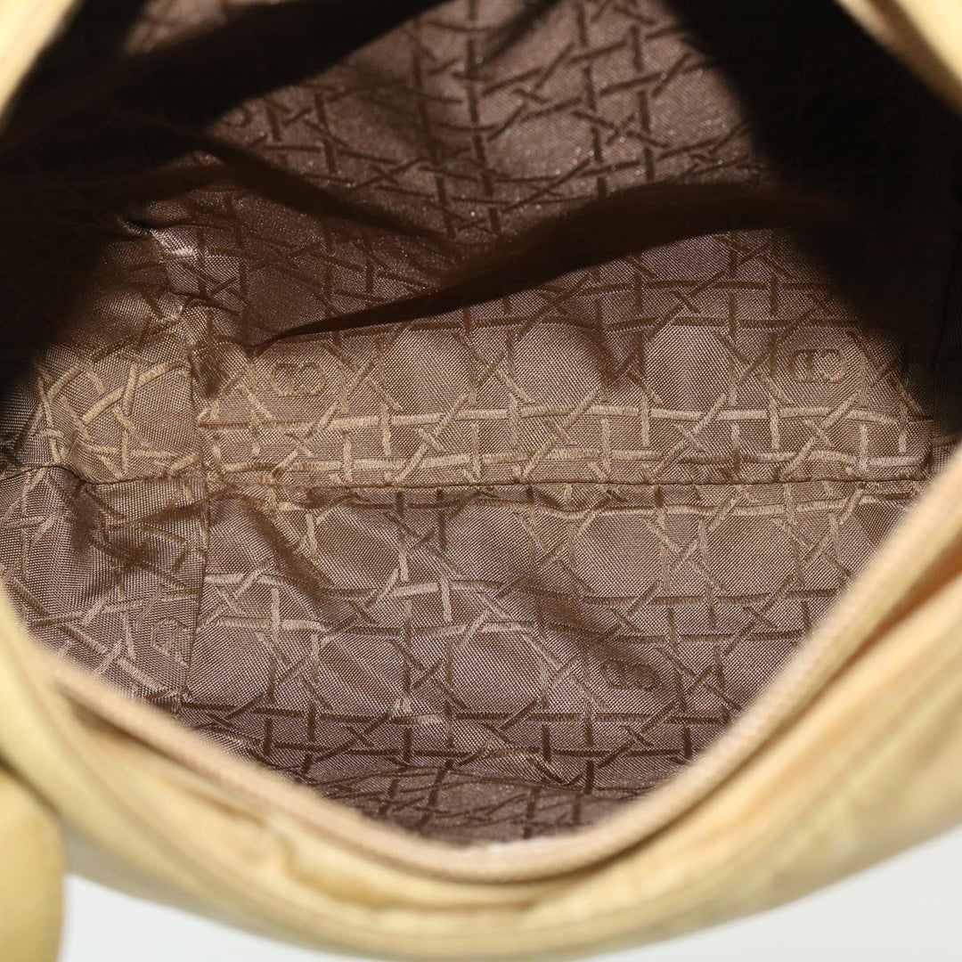 CHRISTIAN Top quality Dior Shoulder Bag Nylon Khaki Auth bs5617