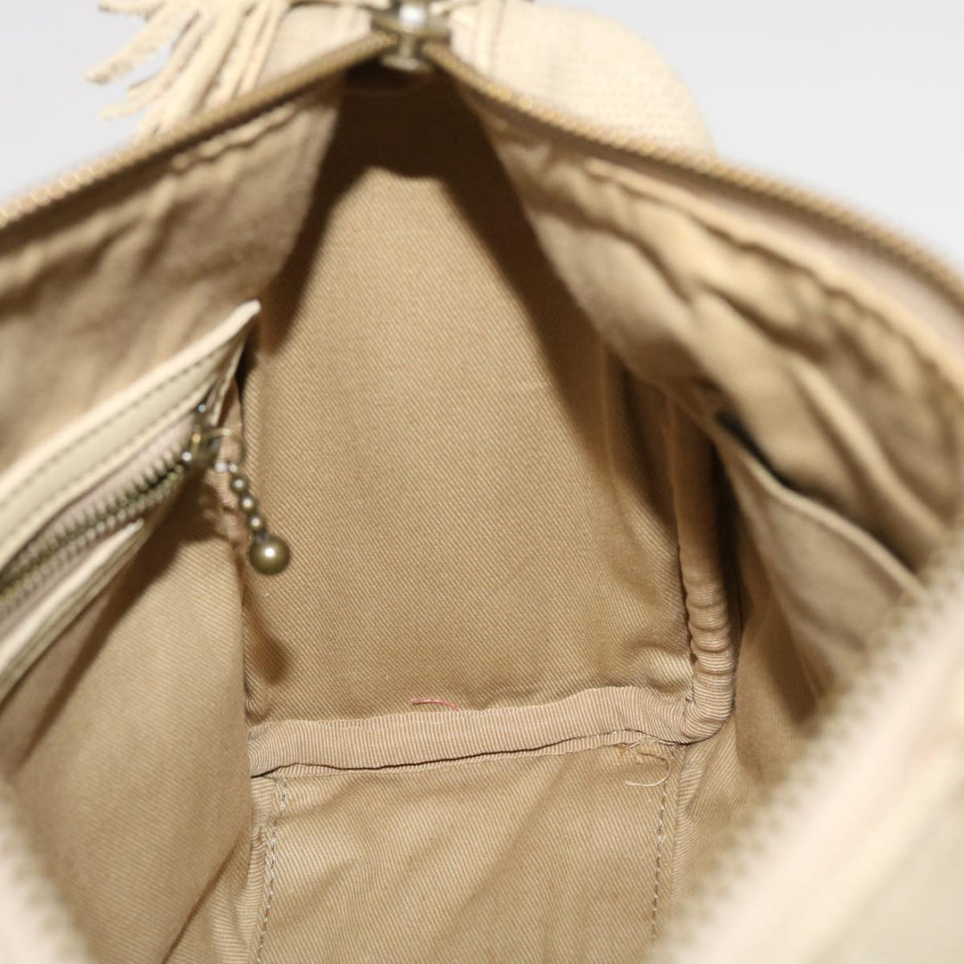 Chloe Shoulder Bag Canvas Beige bs5650