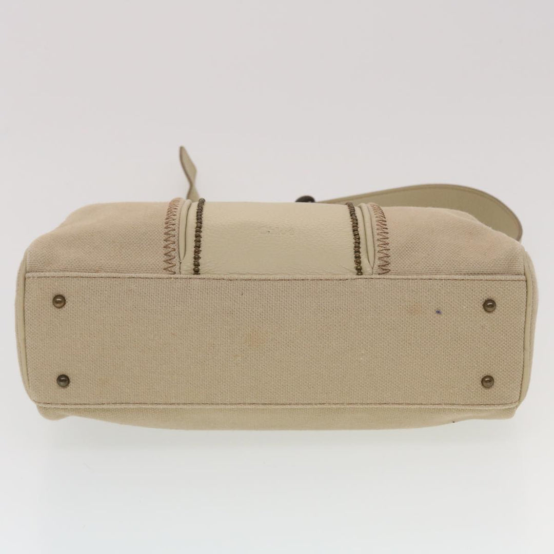 Chloe Shoulder Bag Canvas Beige bs5650