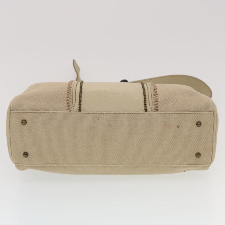 Chloe Shoulder Bag Canvas Beige bs5650