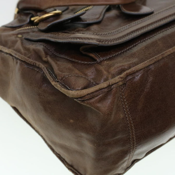 Chloe Tote Bag Leather Brown bs5947