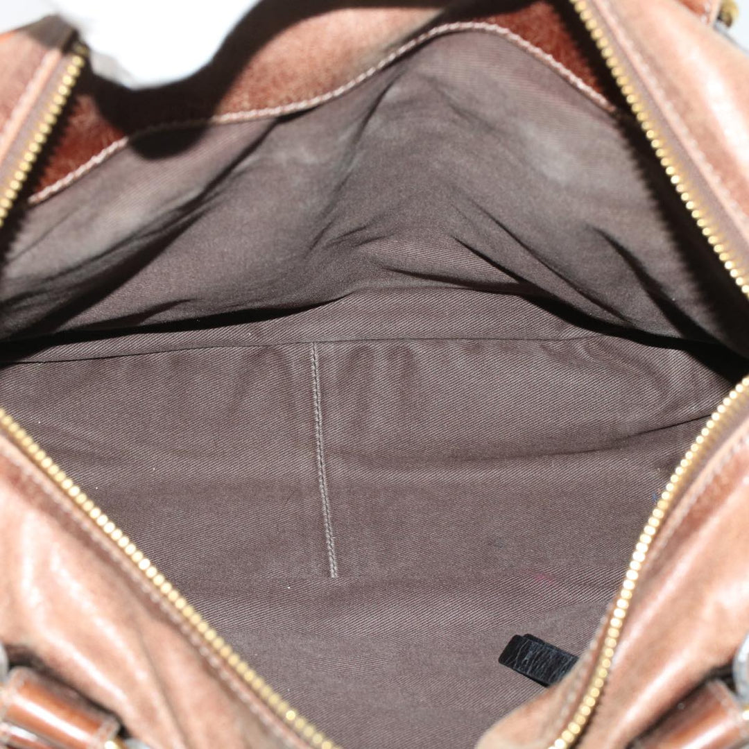 Chloe Tote Bag Leather Brown bs5947