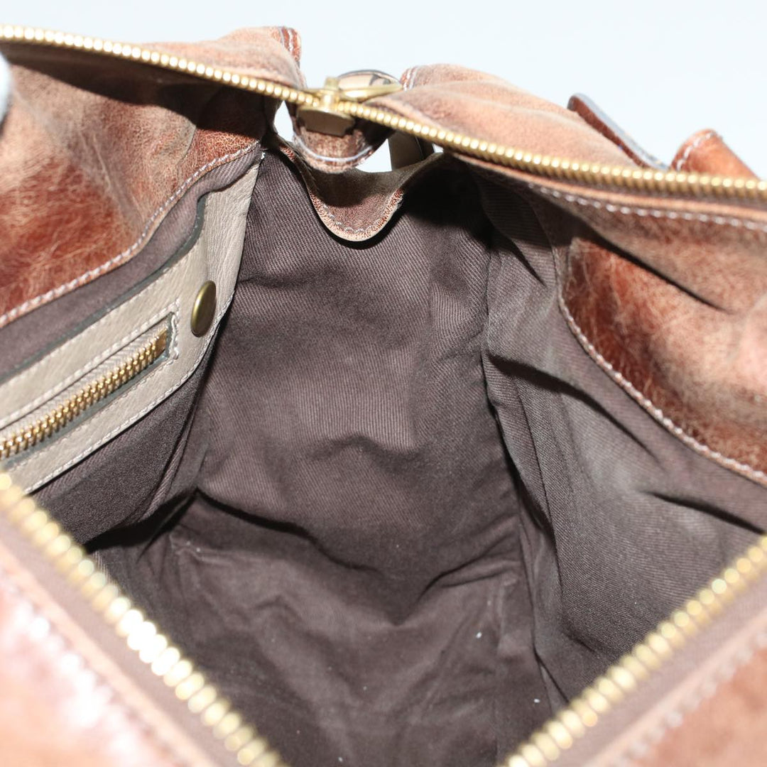 Chloe Tote Bag Leather Brown bs5947
