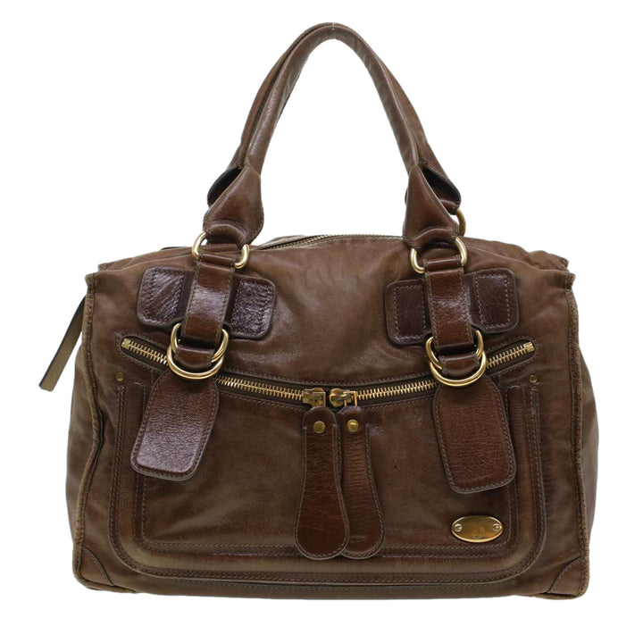 Chloe Tote Bag Leather Brown bs5947