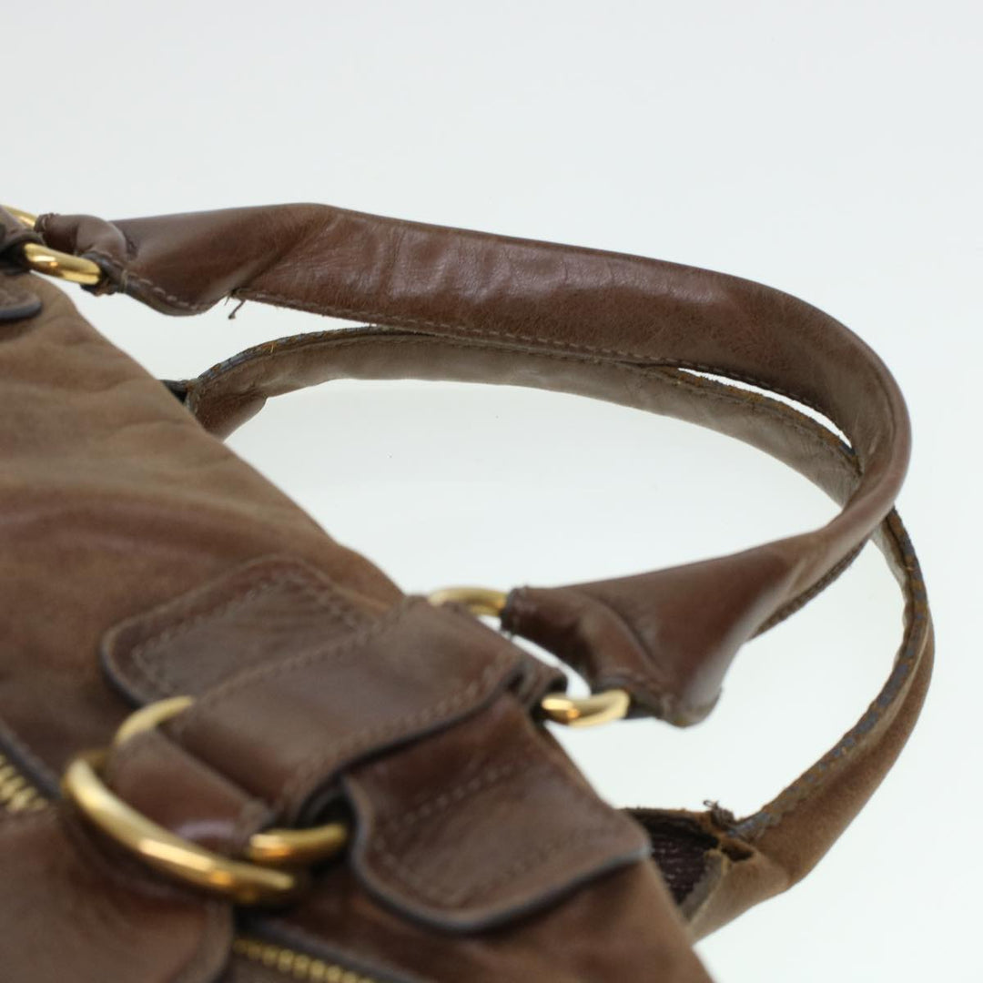 Chloe Tote Bag Leather Brown bs5947