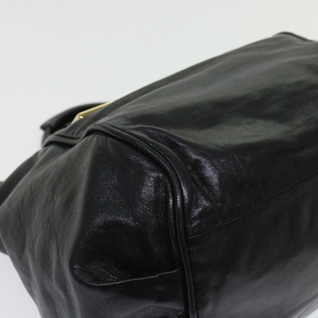 Chloe Etel Hand Bag Leather 2way Black 3S0645-50 bs6233