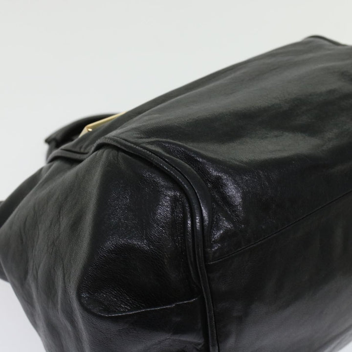 Chloe Etel Hand Bag Leather 2way Black 3S0645-50 bs6233