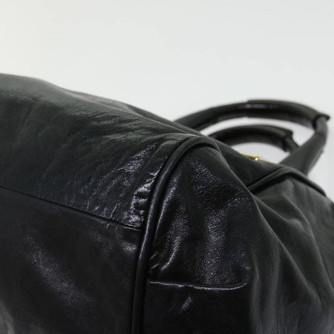 Chloe Etel Hand Bag Leather 2way Black 3S0645-50 bs6233