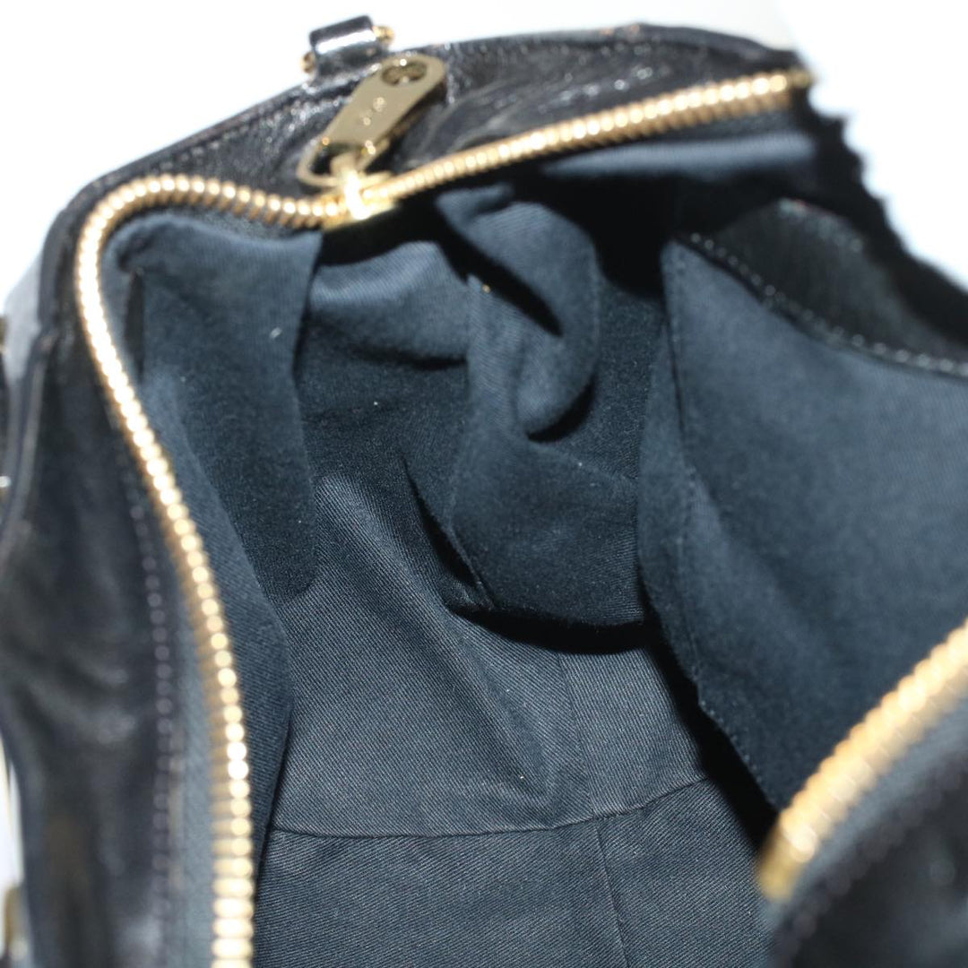 Chloe Etel Hand Bag Leather 2way Black 3S0645-50 bs6233