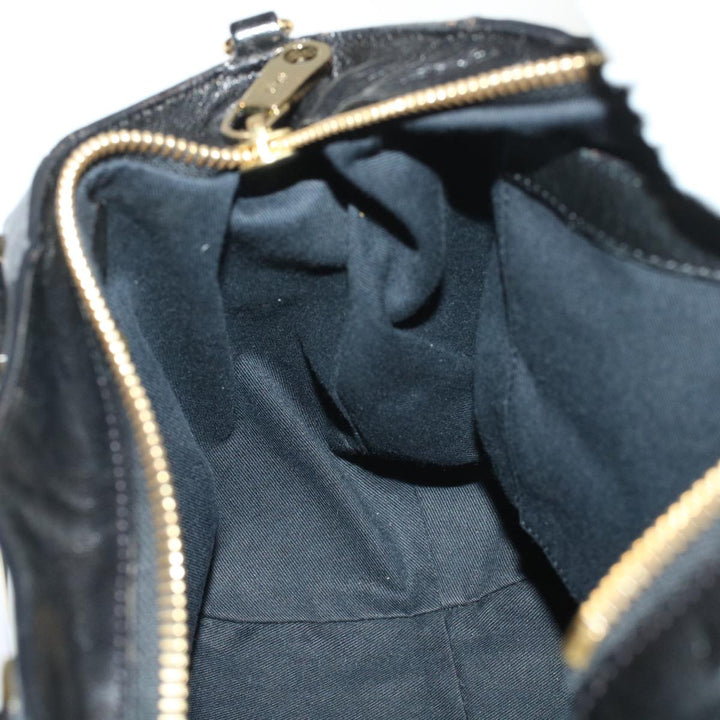 Chloe Etel Hand Bag Leather 2way Black 3S0645-50 bs6233